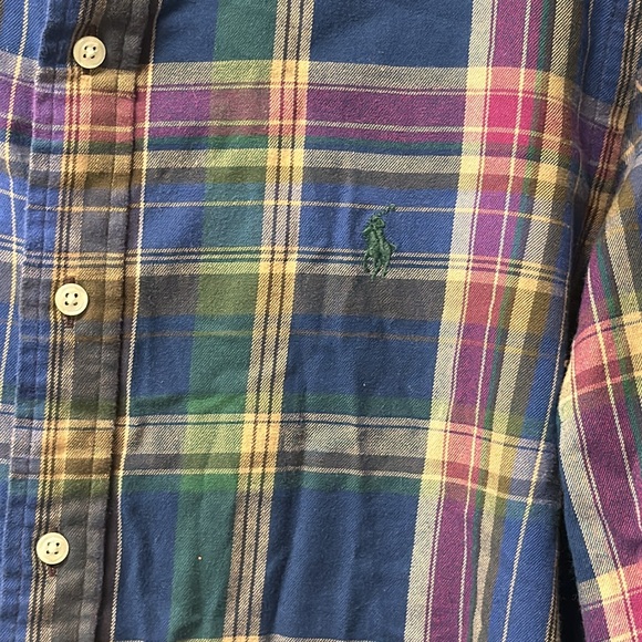 Polo Ralph Lauren Classic Fit Multicolor Plaid Button Up Size Medium - Picture 3 of 10